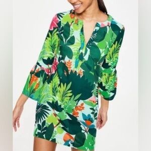 🌴 Boden Jodie jungle print kaftan like new size 4